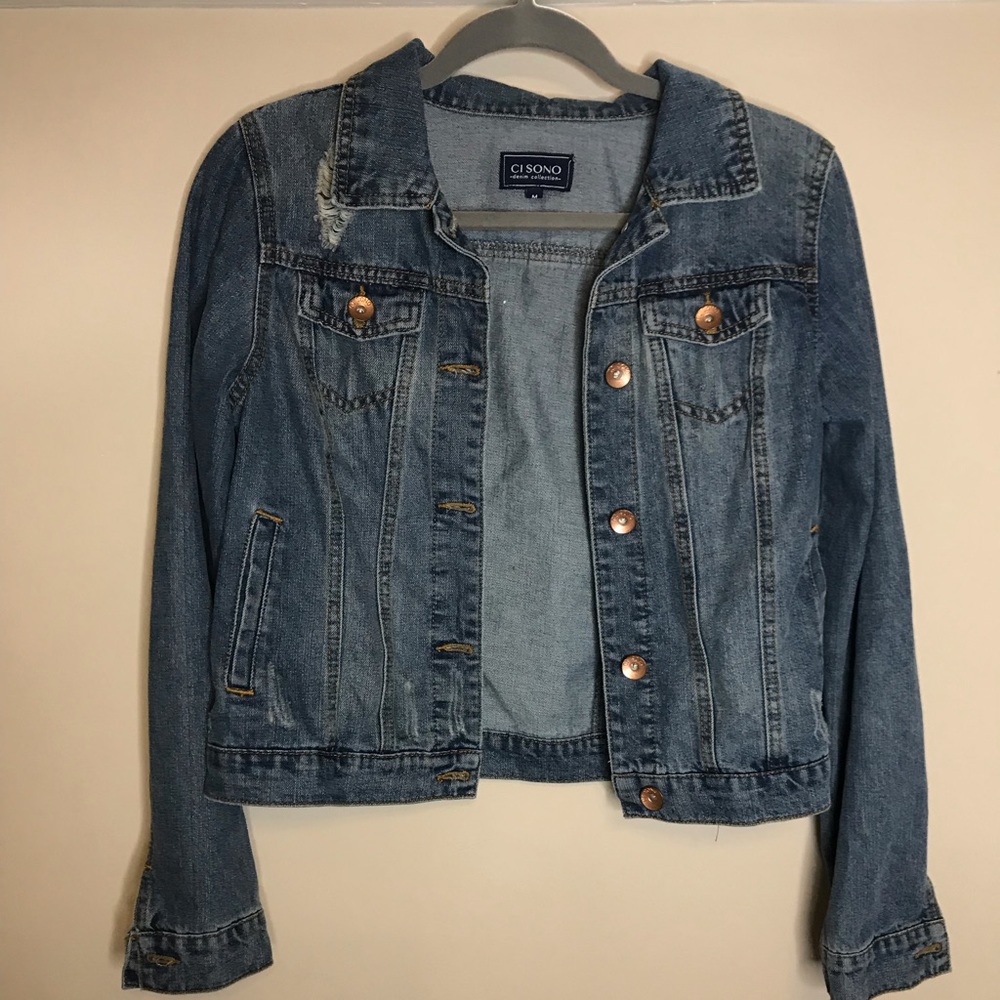 Crop Jean Jacket. Never worn